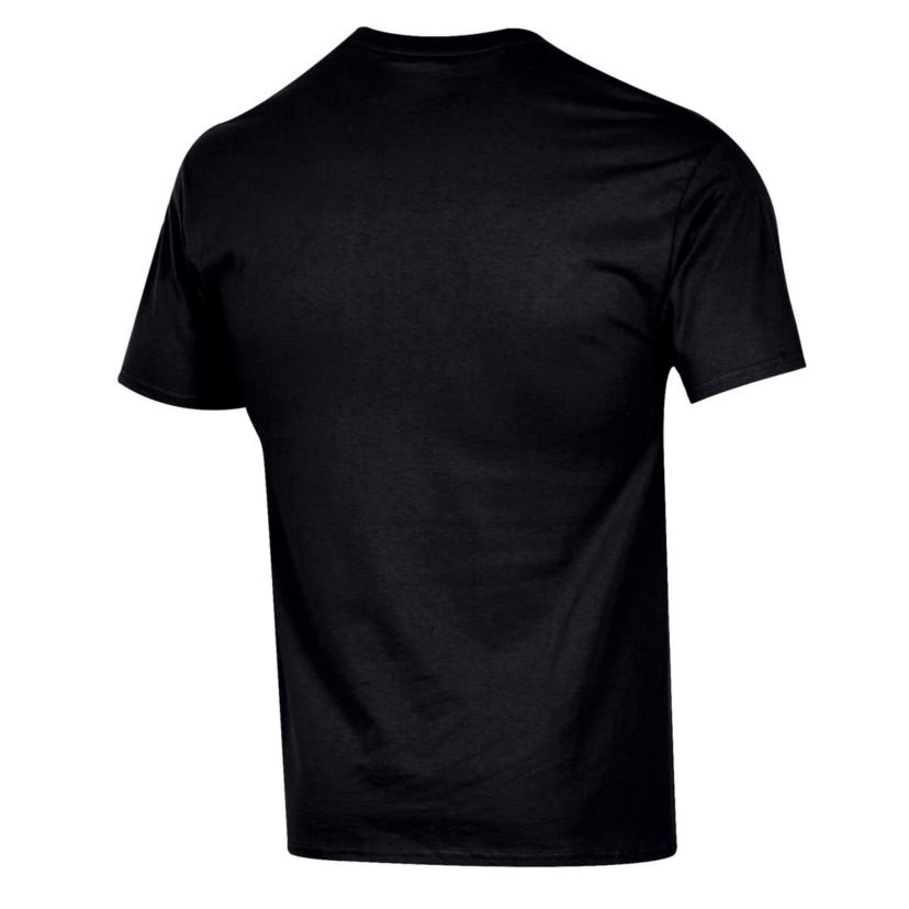 NCAA Georgia Bulldogs Stack Logo Baseball T-Shirt