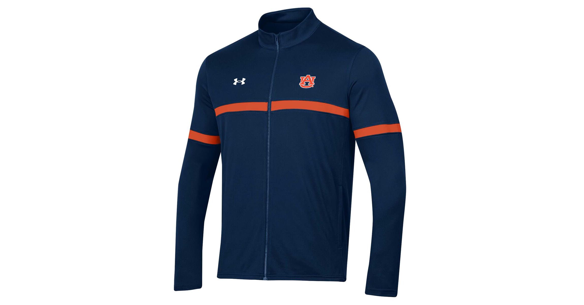 NCAA Under Armour Auburn Tigers 2023 Assist Warm Up Full-Zip Jacket