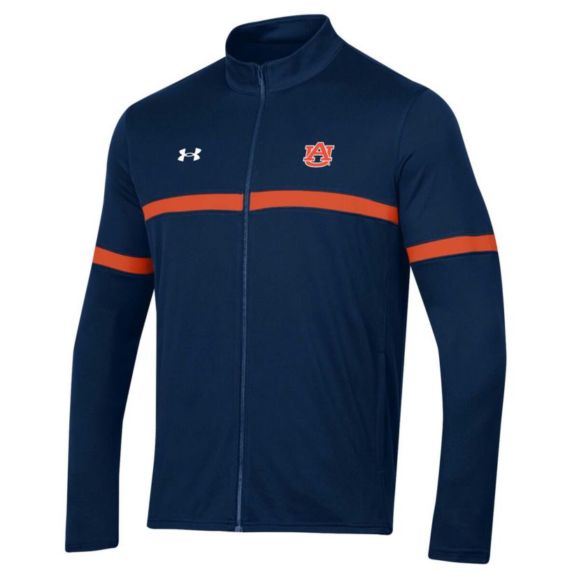 NCAA Under Armour Auburn Tigers 2023 Assist Warm Up Full-Zip Jacket