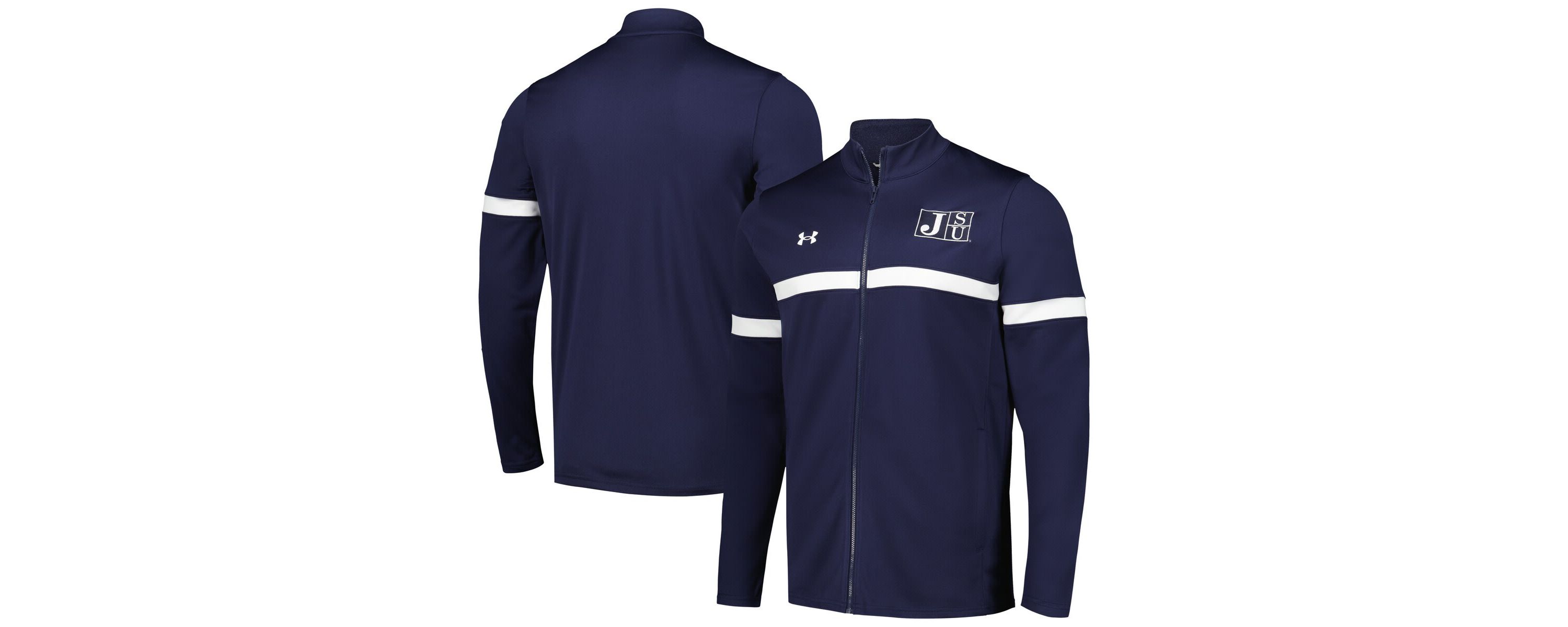 NCAA Under Armour Jackson State Tigers 2023 Assist Warm Up Full-Zip Jacket