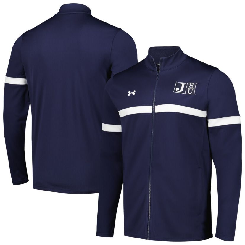 NCAA Under Armour Jackson State Tigers 2023 Assist Warm Up Full-Zip Jacket