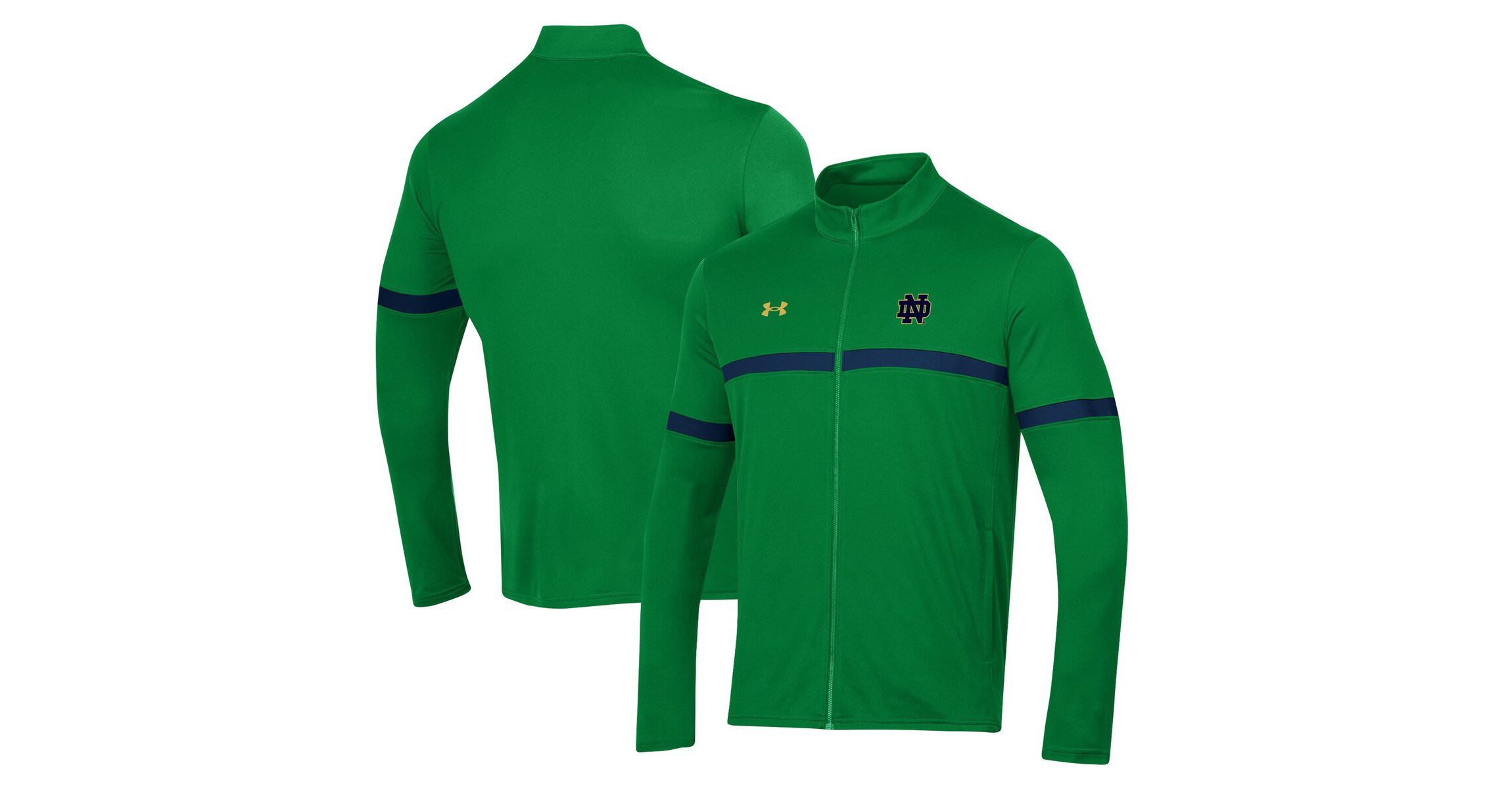 NCAA Under Armour Notre Dame Fighting Irish 2023 Assist Warm Up Full-Zip Jacket