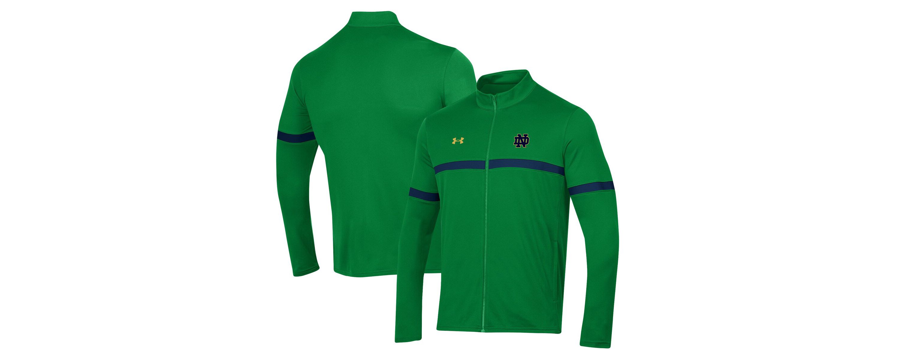 NCAA Under Armour Notre Dame Fighting Irish 2023 Assist Warm Up Full-Zip Jacket