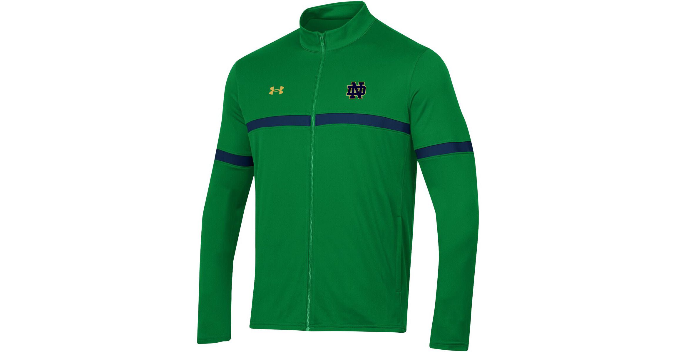 NCAA Under Armour Notre Dame Fighting Irish 2023 Assist Warm Up Full-Zip Jacket
