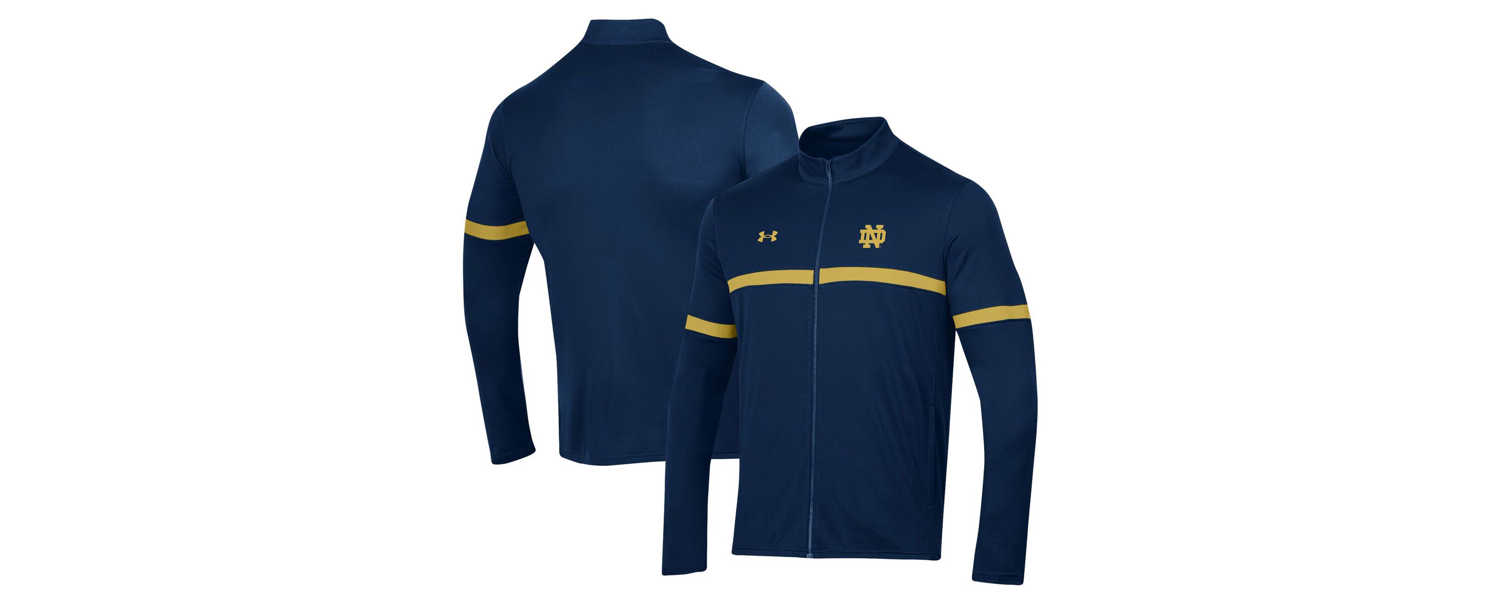 NCAA Under Armour Notre Dame Fighting Irish 2023 Assist Warm Up Full-Zip Jacket