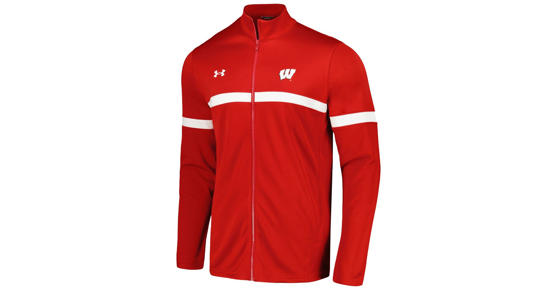 NCAA Under Armour Wisconsin Badgers 2023 Assist Warm Up Full-Zip Jacket