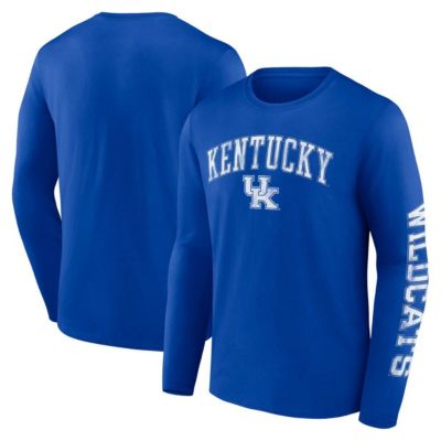 NCAA Kentucky Wildcats Distressed Arch Over Logo Long Sleeve T-Shirt