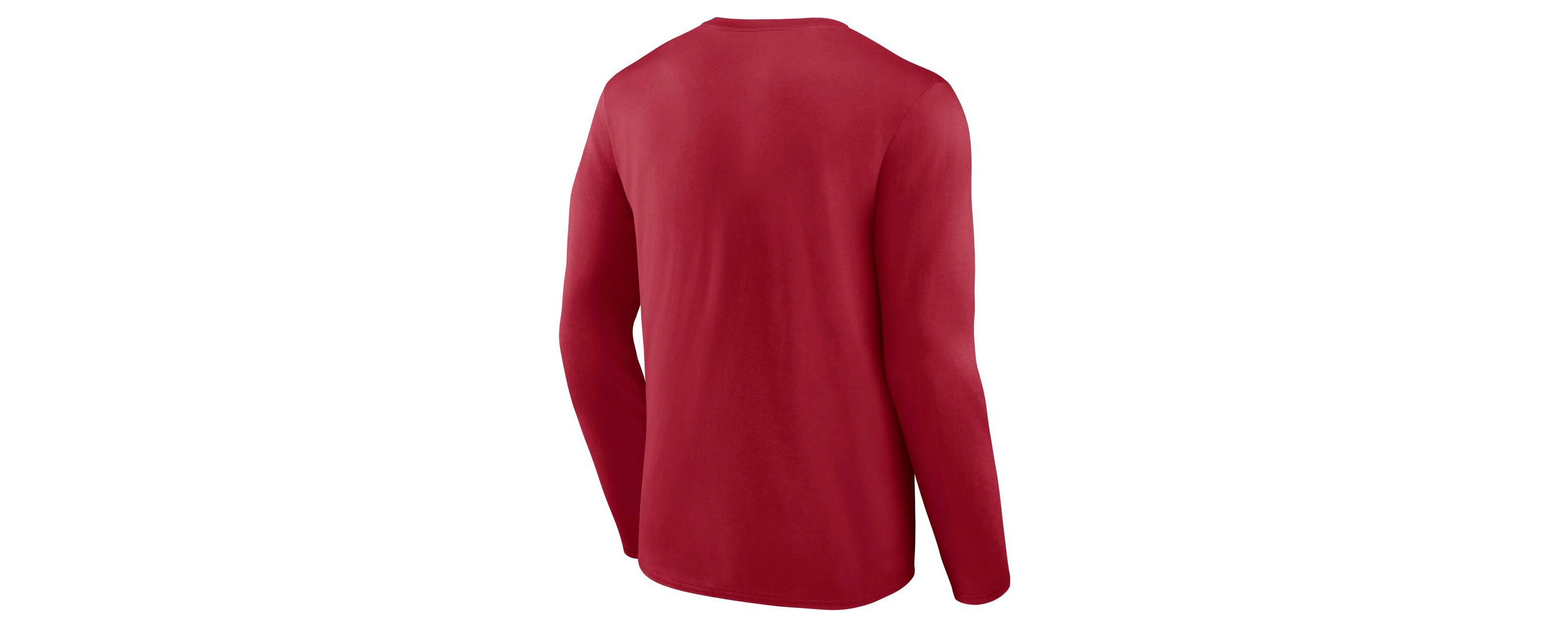 NCAA Fanatics Oklahoma Sooners Distressed Arch Over Logo Long Sleeve T-Shirt