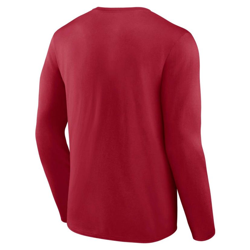 NCAA Fanatics Oklahoma Sooners Distressed Arch Over Logo Long Sleeve T-Shirt
