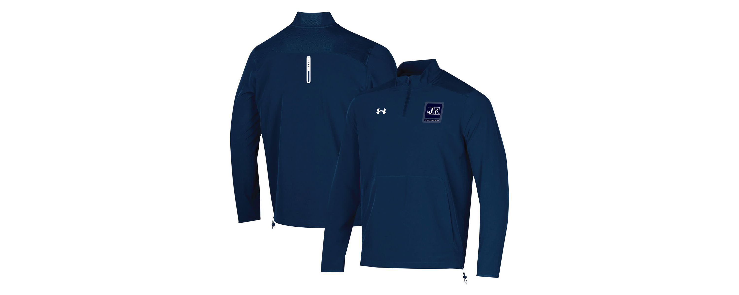 NCAA Under Armour Jackson State Tigers 2023 Motivate Half-Zip Top