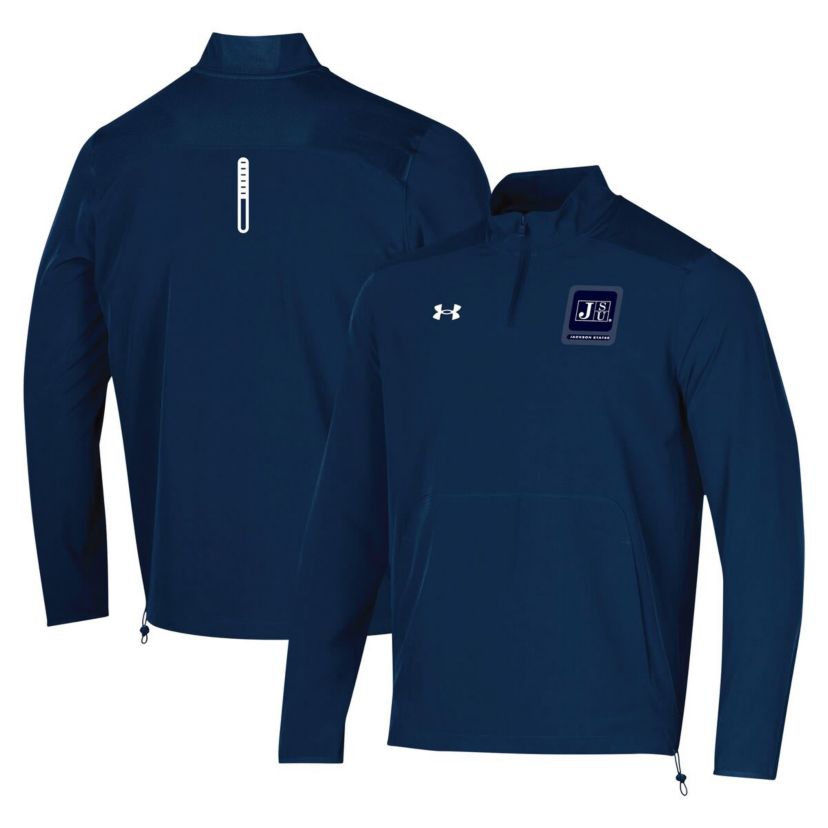 NCAA Under Armour Jackson State Tigers 2023 Motivate Half-Zip Top