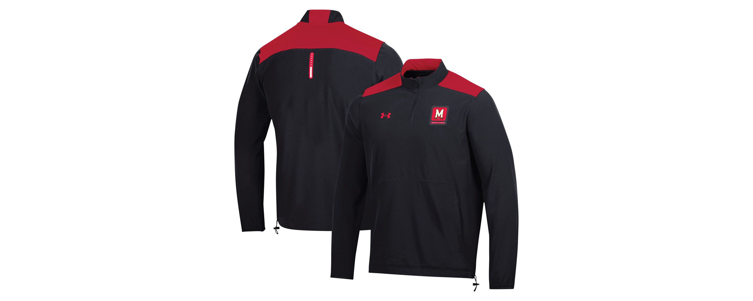 NCAA Under Armour Maryland Terrapins 2023 Motivate Half-Zip Top