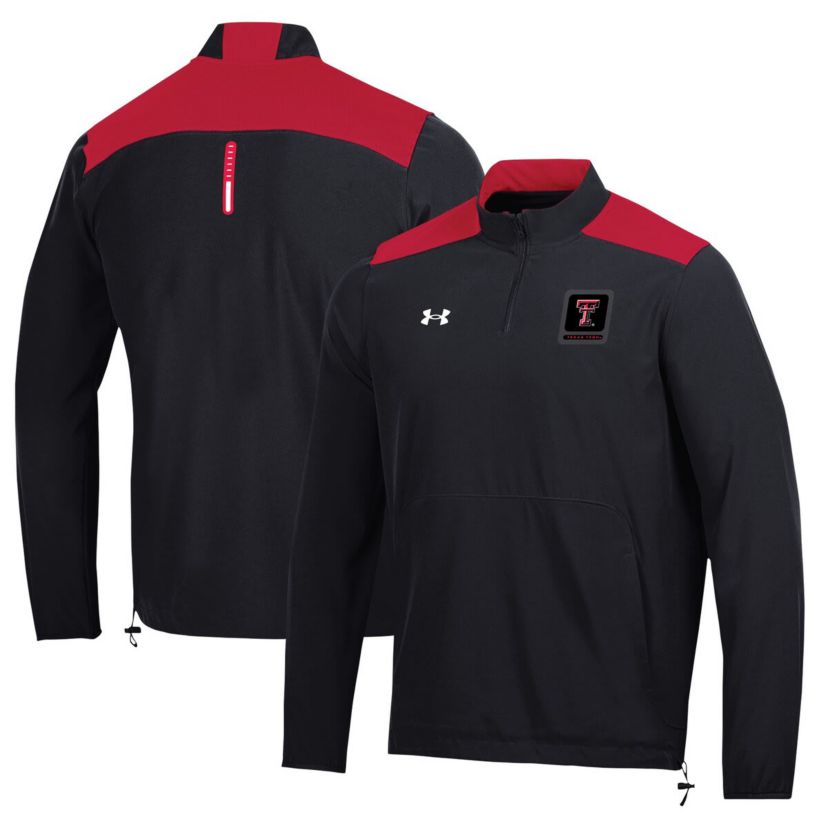Texas Tech Red Raiders NCAA Under Armour Texas Tech Raiders 2023 Motivate Half-Zip Top