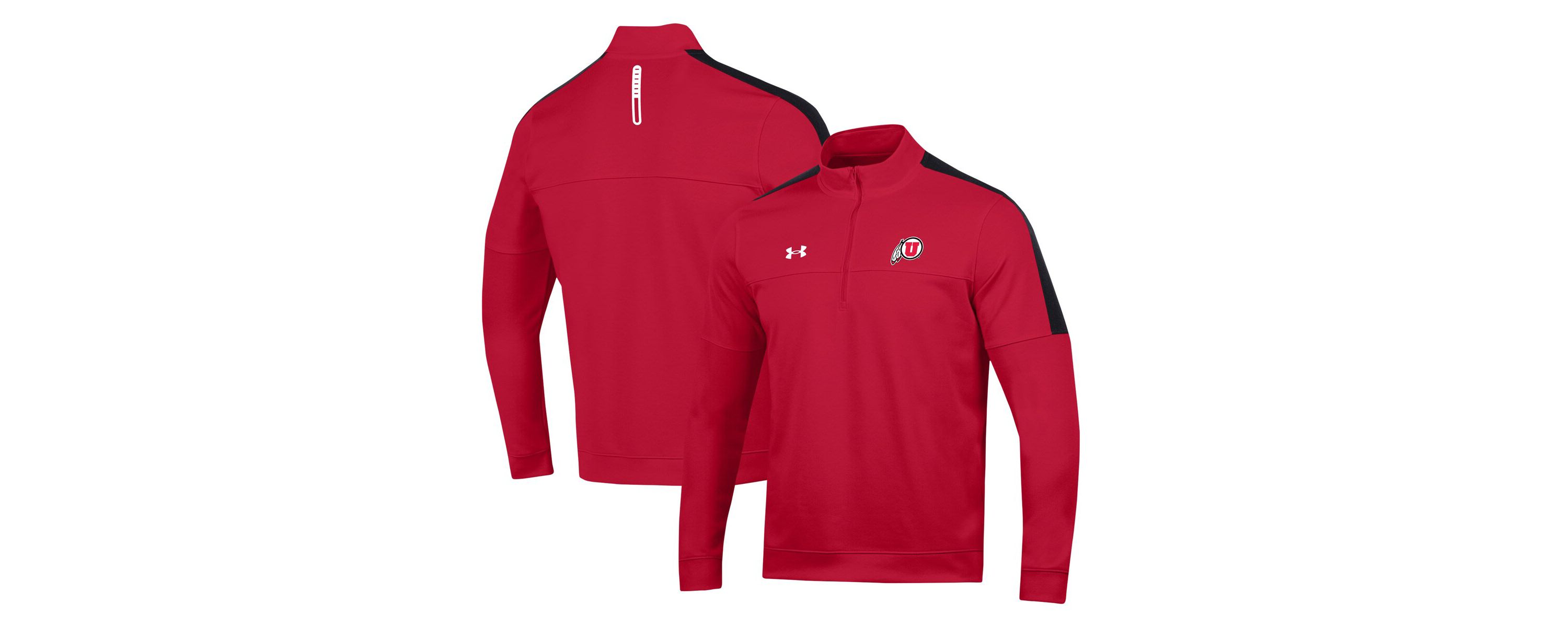 NCAA Under Armour Utah Utes Midlayer Half-Zip Jacket
