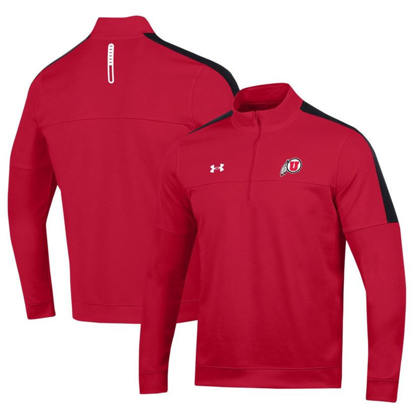 NCAA Under Armour Utah Utes Midlayer Half-Zip Jacket