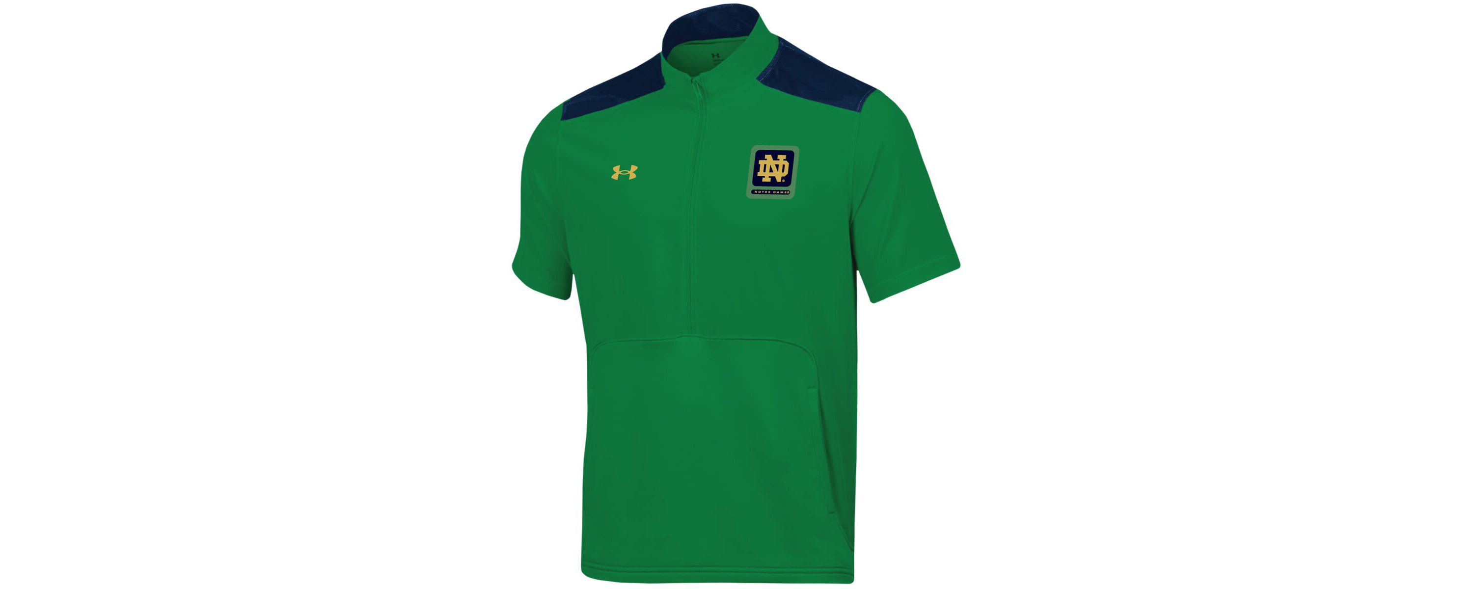 NCAA Under Armour Notre Dame Fighting Irish Motivate Half-Zip Jacket