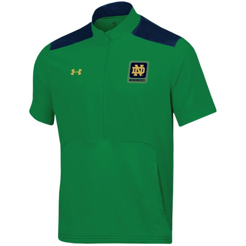 NCAA Under Armour Notre Dame Fighting Irish Motivate Half-Zip Jacket