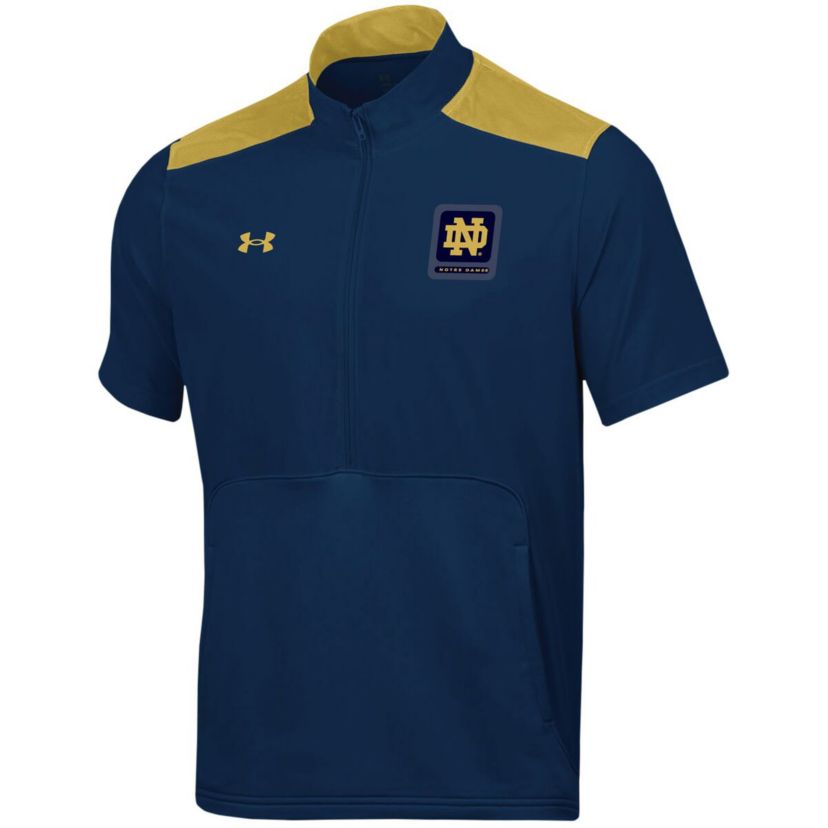 NCAA Under Armour Notre Dame Fighting Irish Motivate Half-Zip Jacket