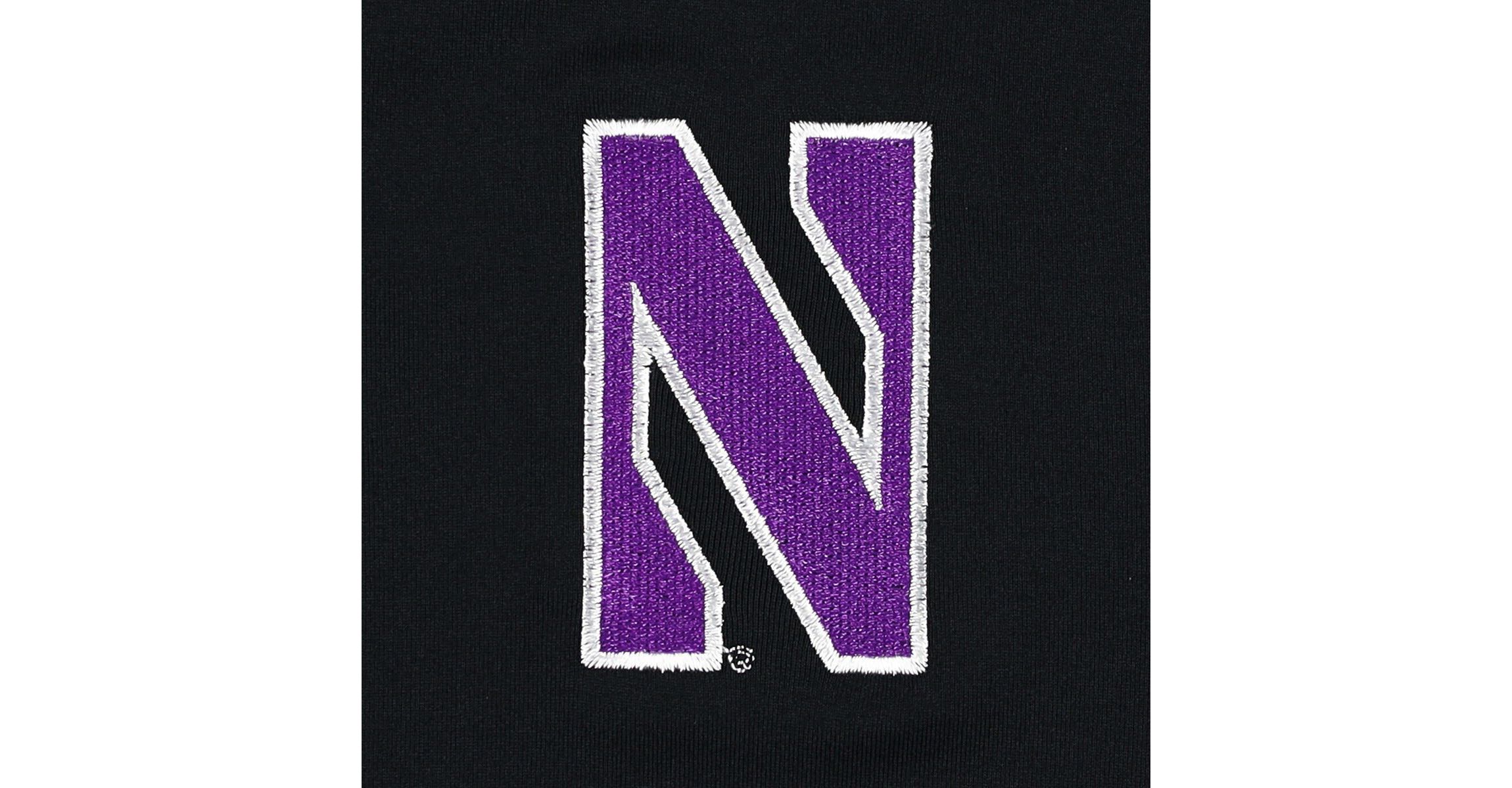 NCAA Under Armour Northwestern Wildcats T2 Tipped Performance Polo