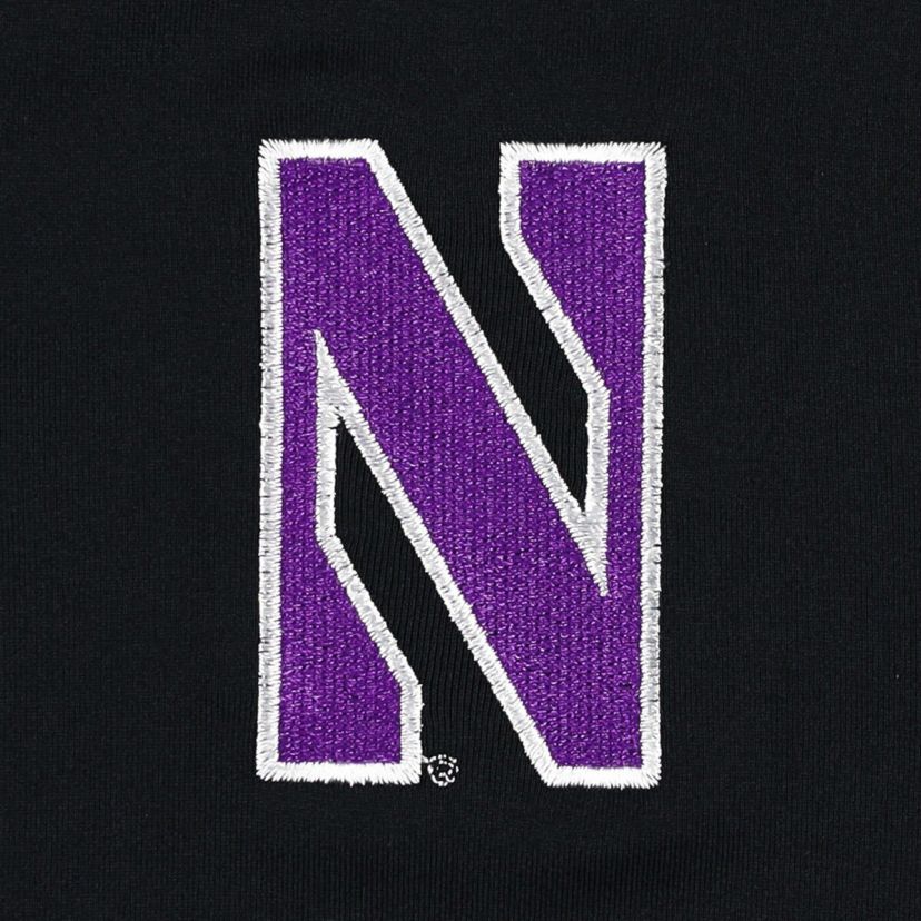 NCAA Under Armour Northwestern Wildcats T2 Tipped Performance Polo