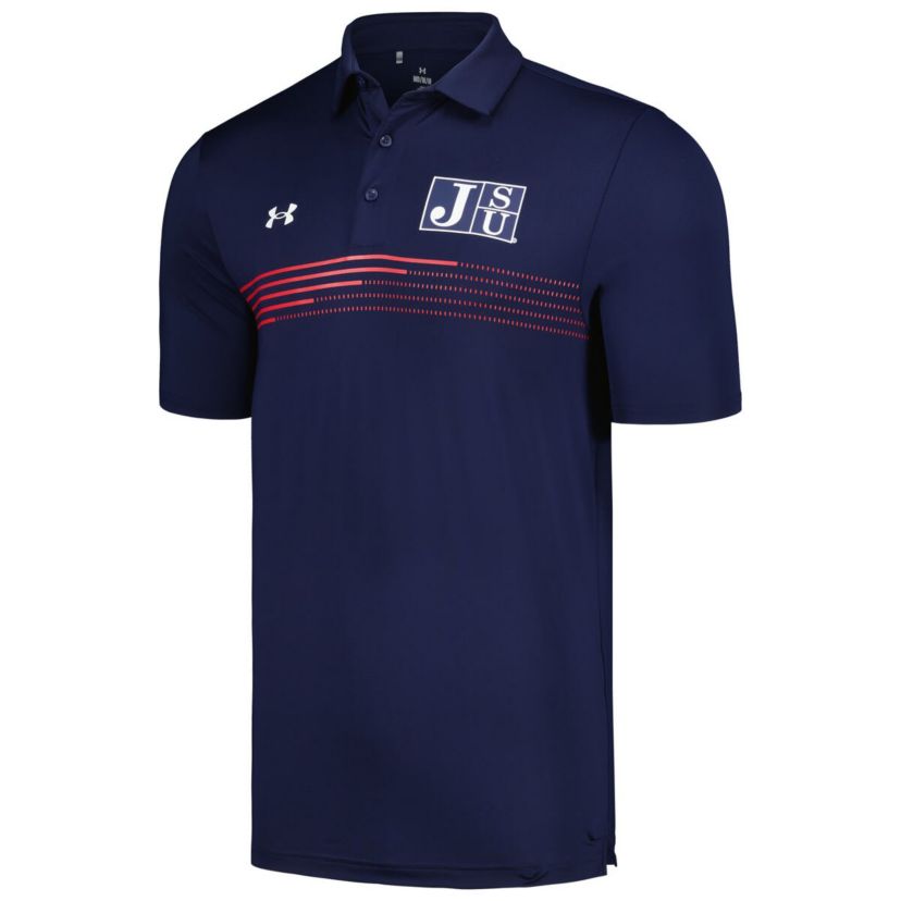 NCAA Under Armour Jackson State Tigers Tee To Stripe Polo