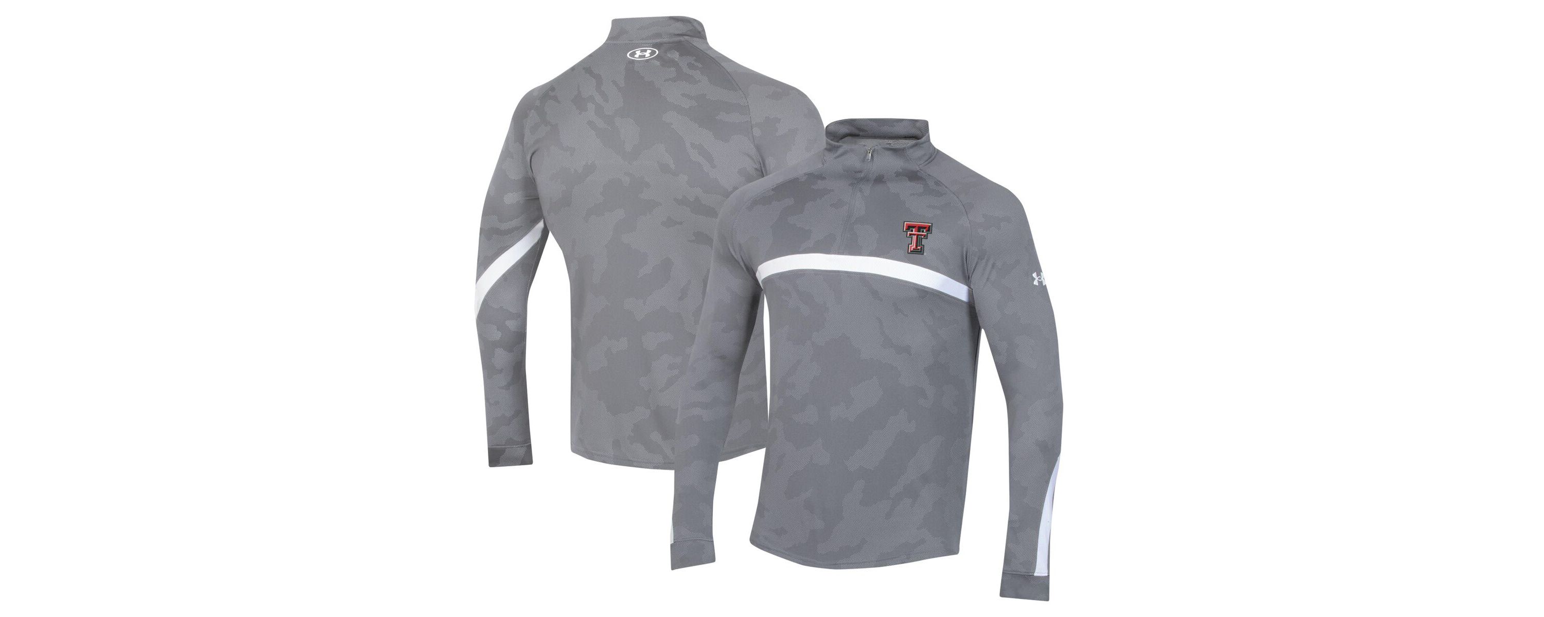 Texas Tech Red Raiders NCAA Under Armour Texas Tech Raiders Game Day Raglan Quarter-Zip Top