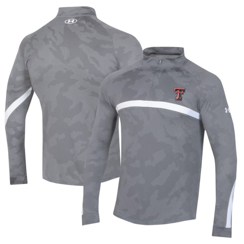 Texas Tech Red Raiders NCAA Under Armour Texas Tech Raiders Game Day Raglan Quarter-Zip Top