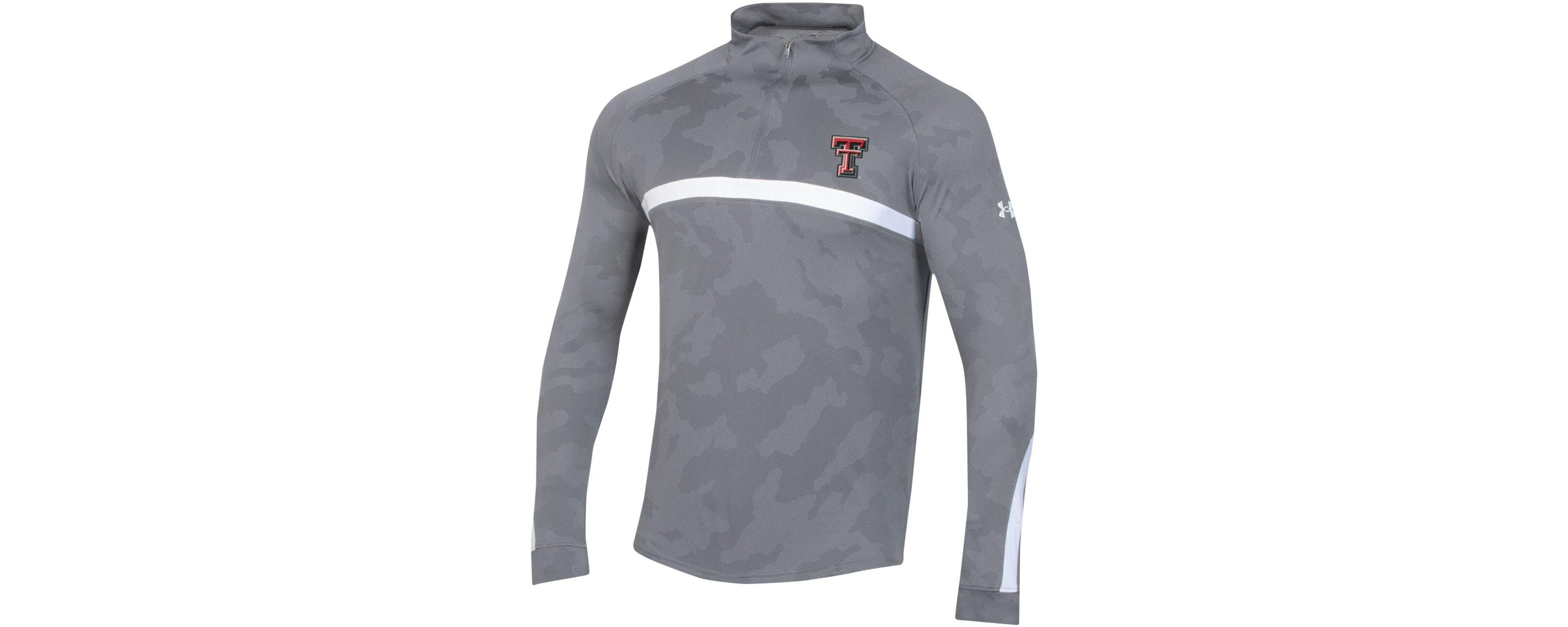 Texas Tech Red Raiders NCAA Under Armour Texas Tech Raiders Game Day Raglan Quarter-Zip Top
