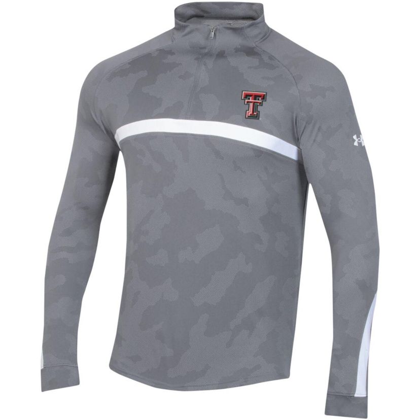 Texas Tech Red Raiders NCAA Under Armour Texas Tech Raiders Game Day Raglan Quarter-Zip Top