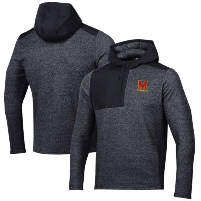 Men's NCAA Under Armour Maryland Terrapins Survivor Fleece Hoodie Quarter-Zip Jacket -  32041555339306