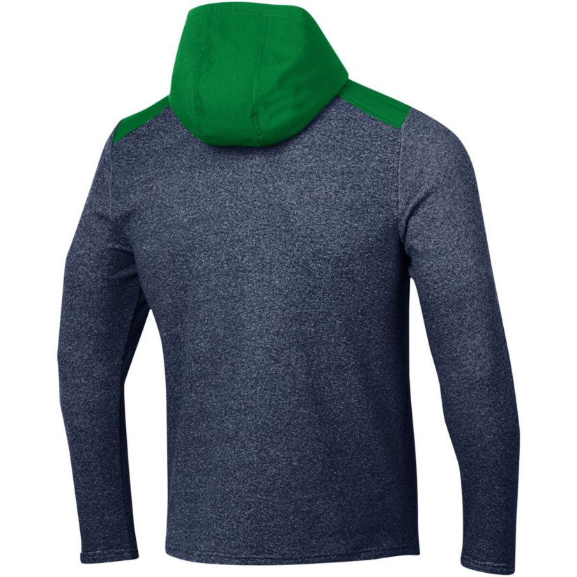 NCAA Under Armour Notre Dame Fighting Irish Survivor Fleece Hoodie Quarter-Zip Jacket