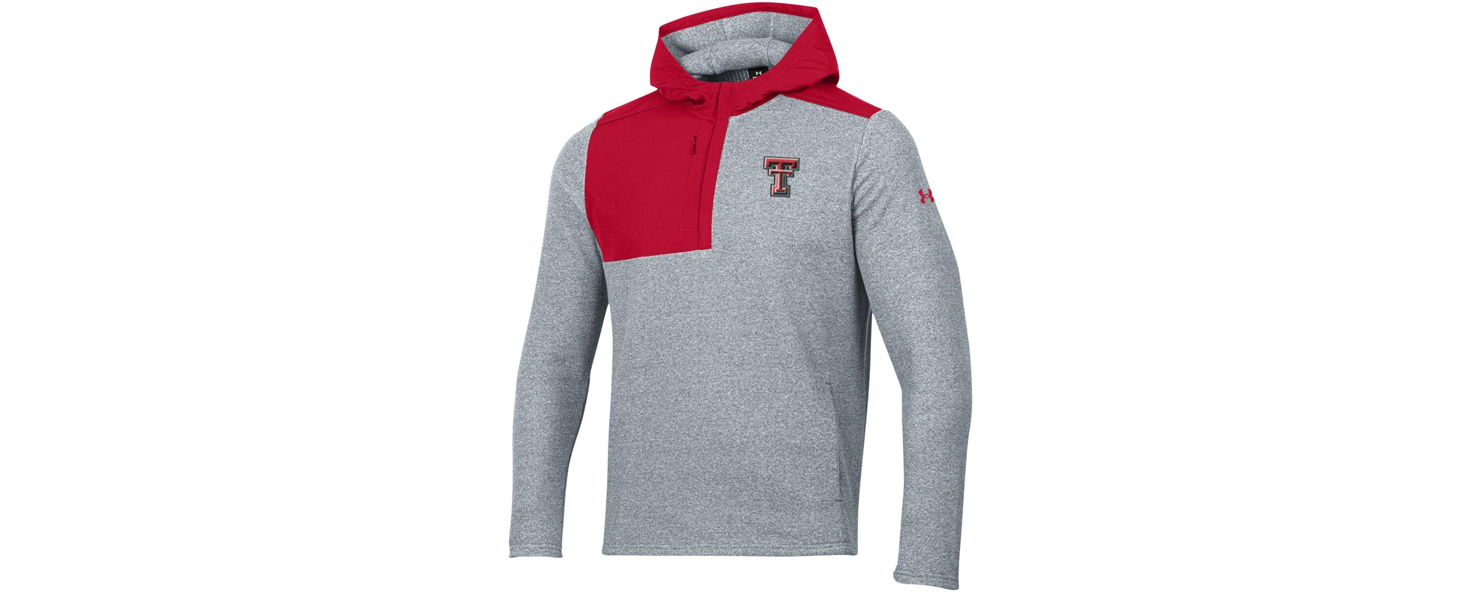 Texas Tech Red Raiders NCAA Under Armour Texas Tech Raiders Survivor Fleece Hoodie Quarter-Zip Jacket
