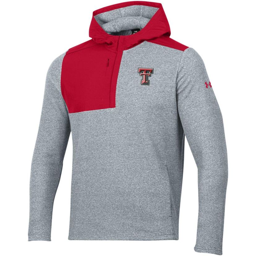 Texas Tech Red Raiders NCAA Under Armour Texas Tech Raiders Survivor Fleece Hoodie Quarter-Zip Jacket