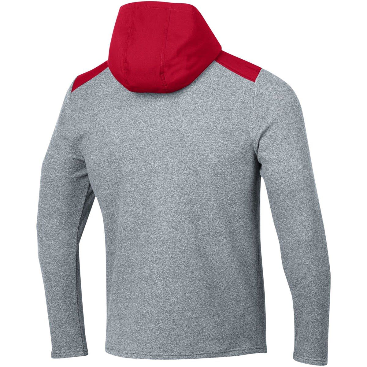 NCAA Under Armour Wisconsin Badgers Survivor Fleece Hoodie Quarter-Zip Jacket