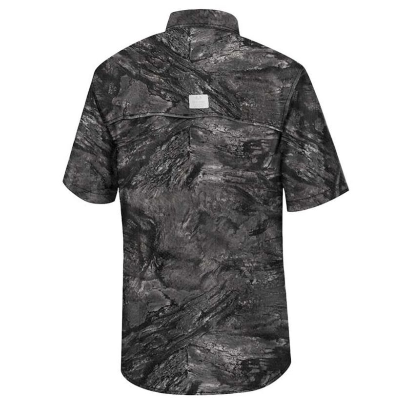 NCAA Appalachian State Mountaineers Realtree Aspect Charter Full-Button Fishing Shirt