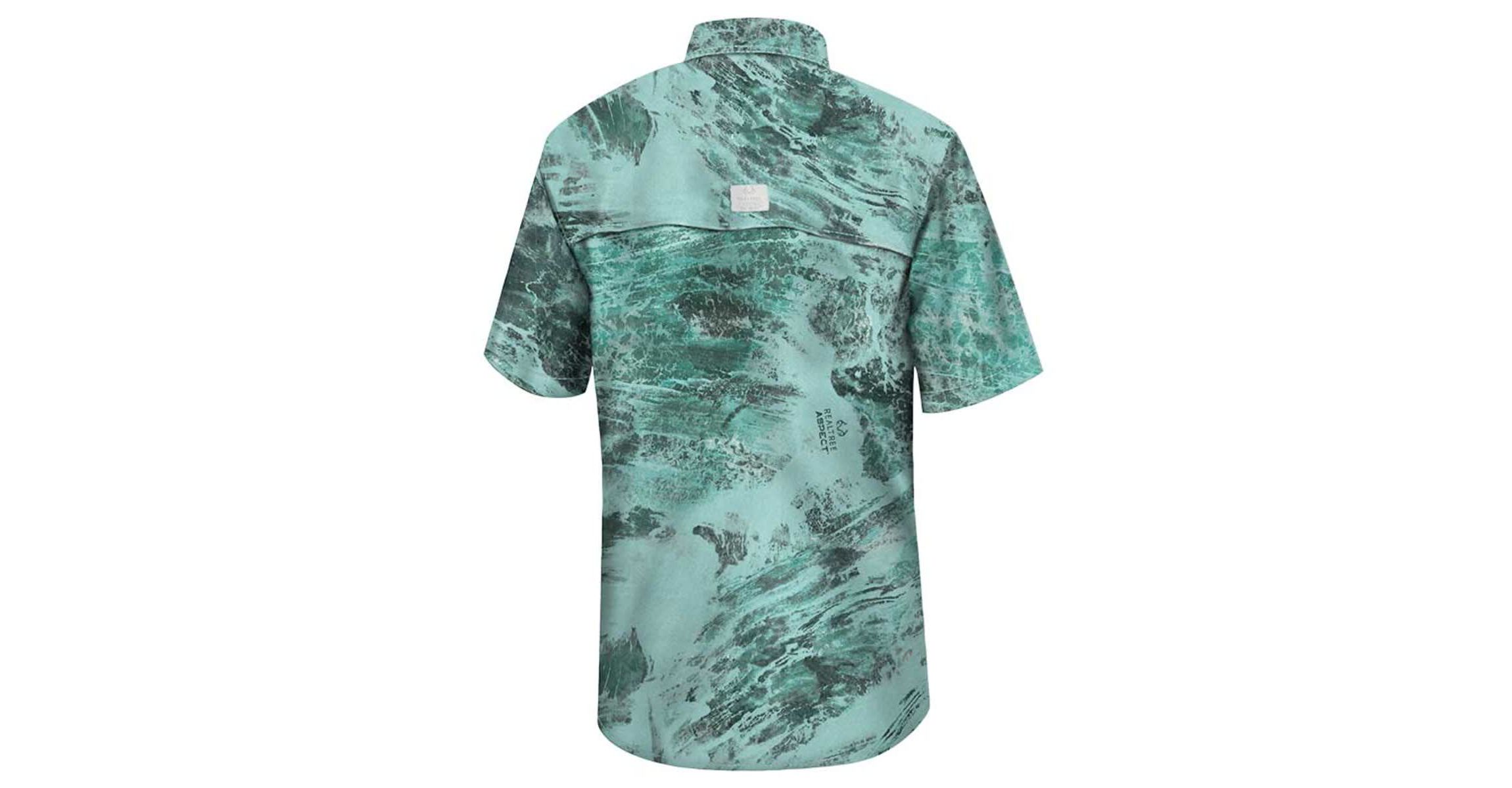 NCAA Colorado State Rams Realtree Aspect Charter Full-Button Fishing Shirt