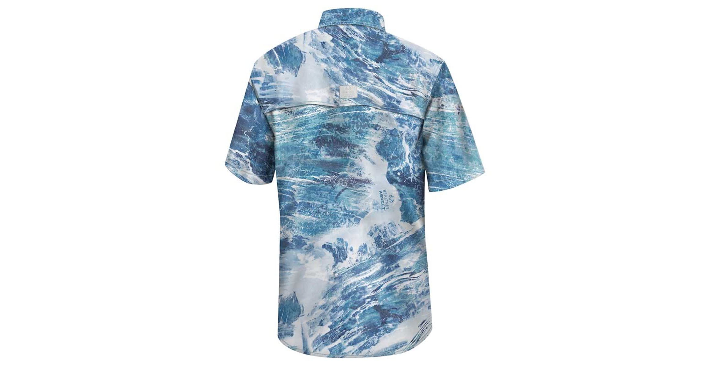 Syracuse Orange NCAA Syracuse Realtree Aspect Charter Full-Button Fishing Shirt
