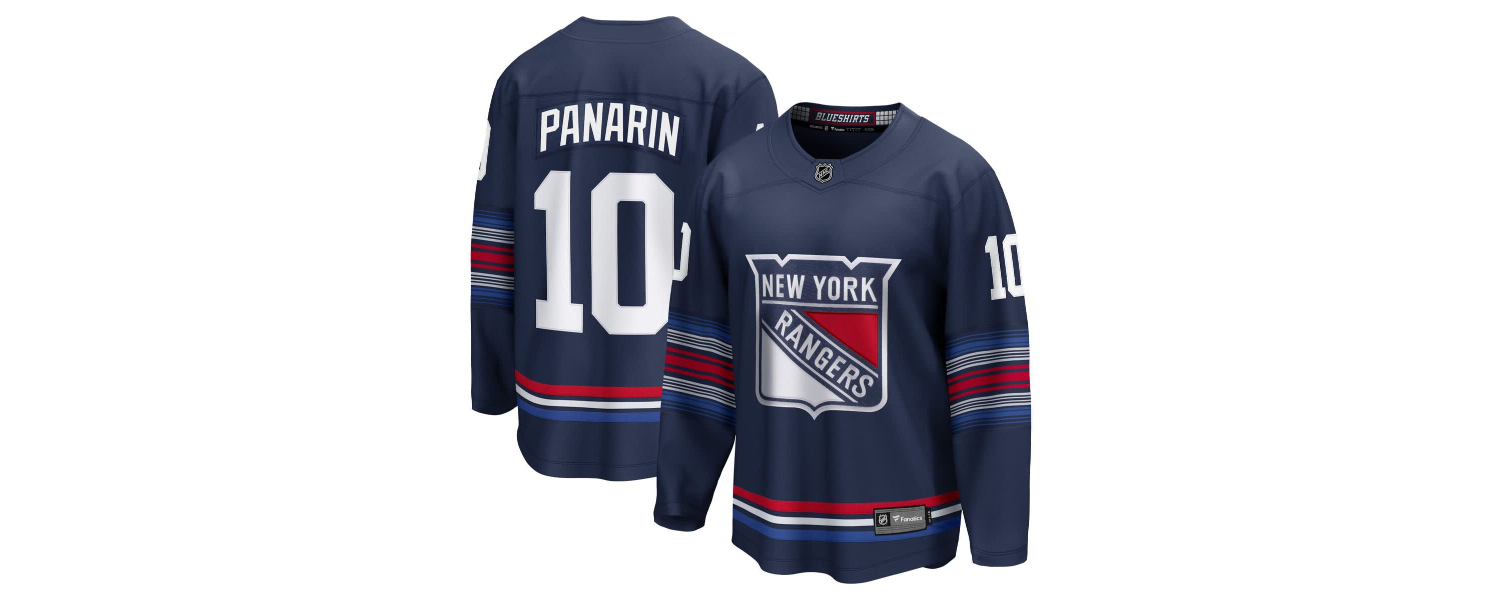 NHL Fanatics Artemi Panarin New York Rangers Breakaway Jersey
