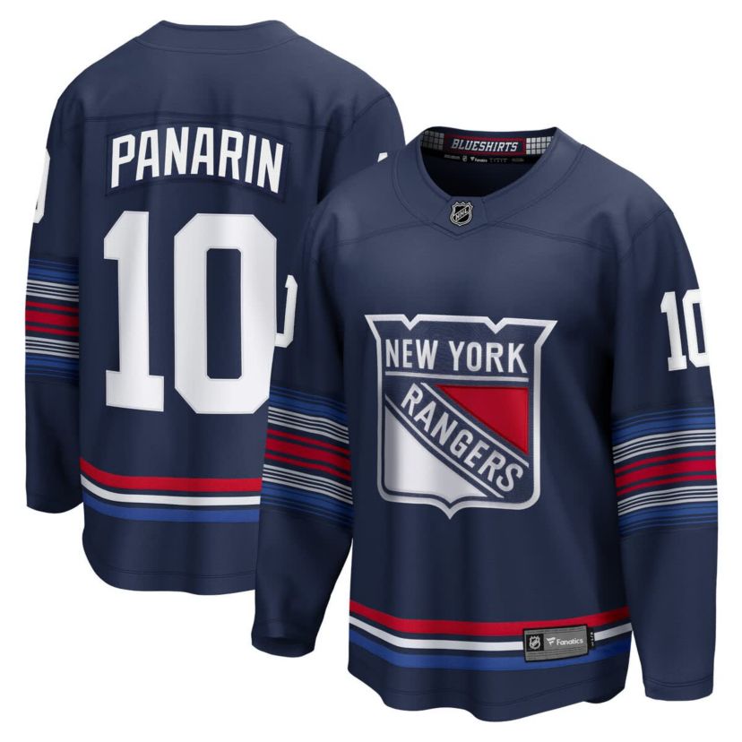 NHL Fanatics Artemi Panarin New York Rangers Breakaway Jersey