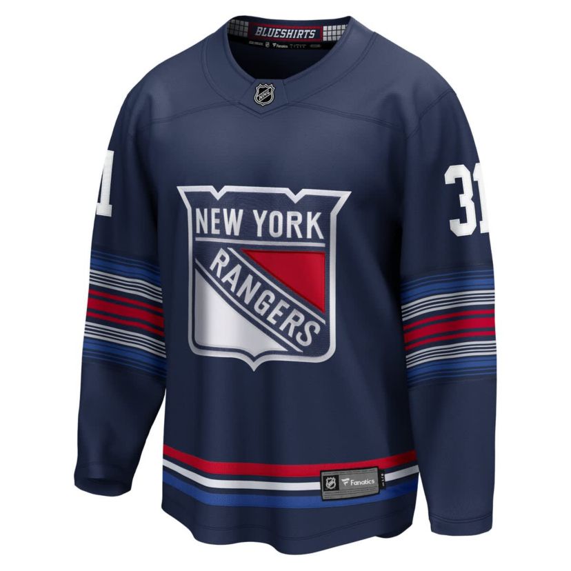 NHL Fanatics Igor Shesterkin New York Rangers Breakaway Jersey