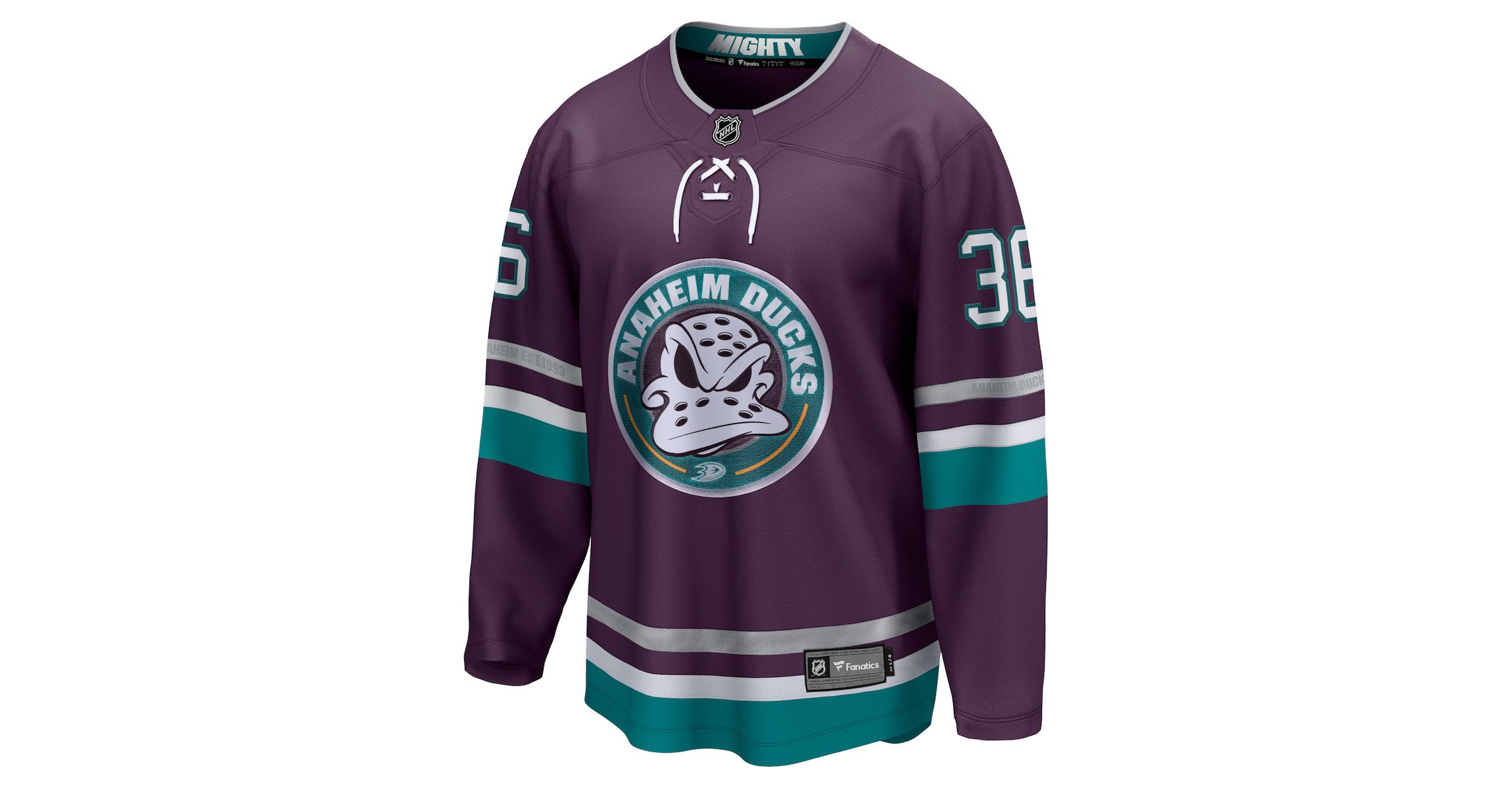 NHL Fanatics John Gibson Anaheim Ducks Breakaway Jersey