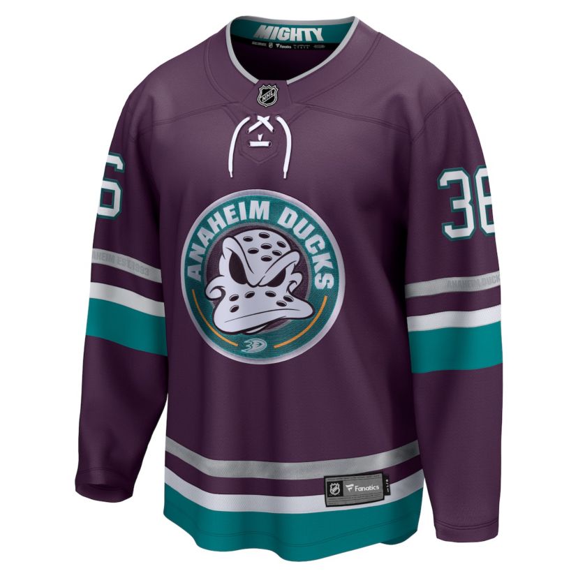 NHL Fanatics John Gibson Anaheim Ducks Breakaway Jersey