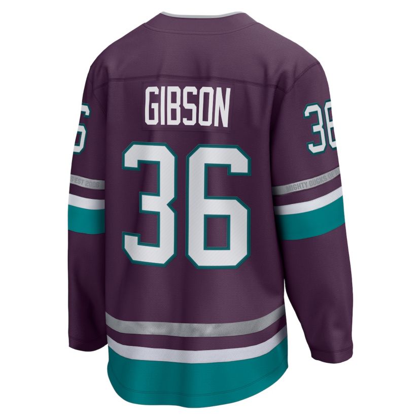 NHL Fanatics John Gibson Anaheim Ducks Breakaway Jersey