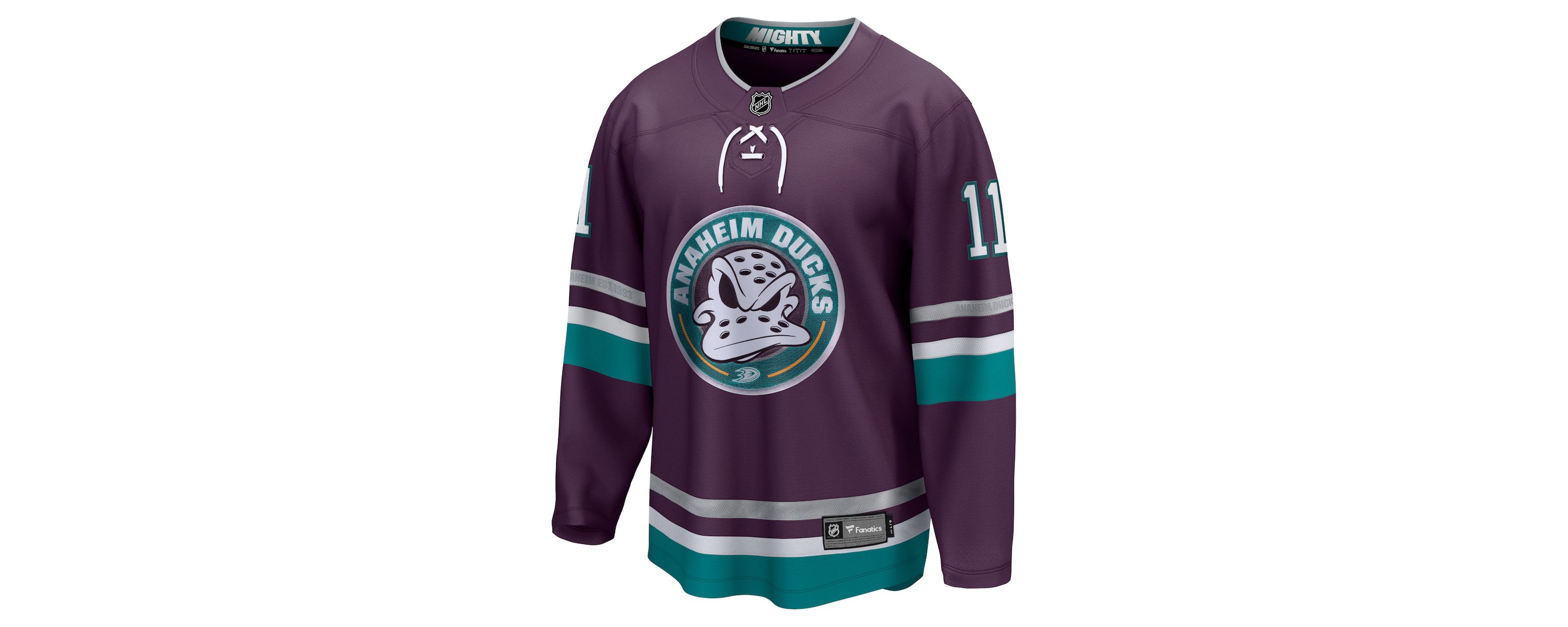NHL Fanatics Trevor Zegras Anaheim Ducks Breakaway Jersey