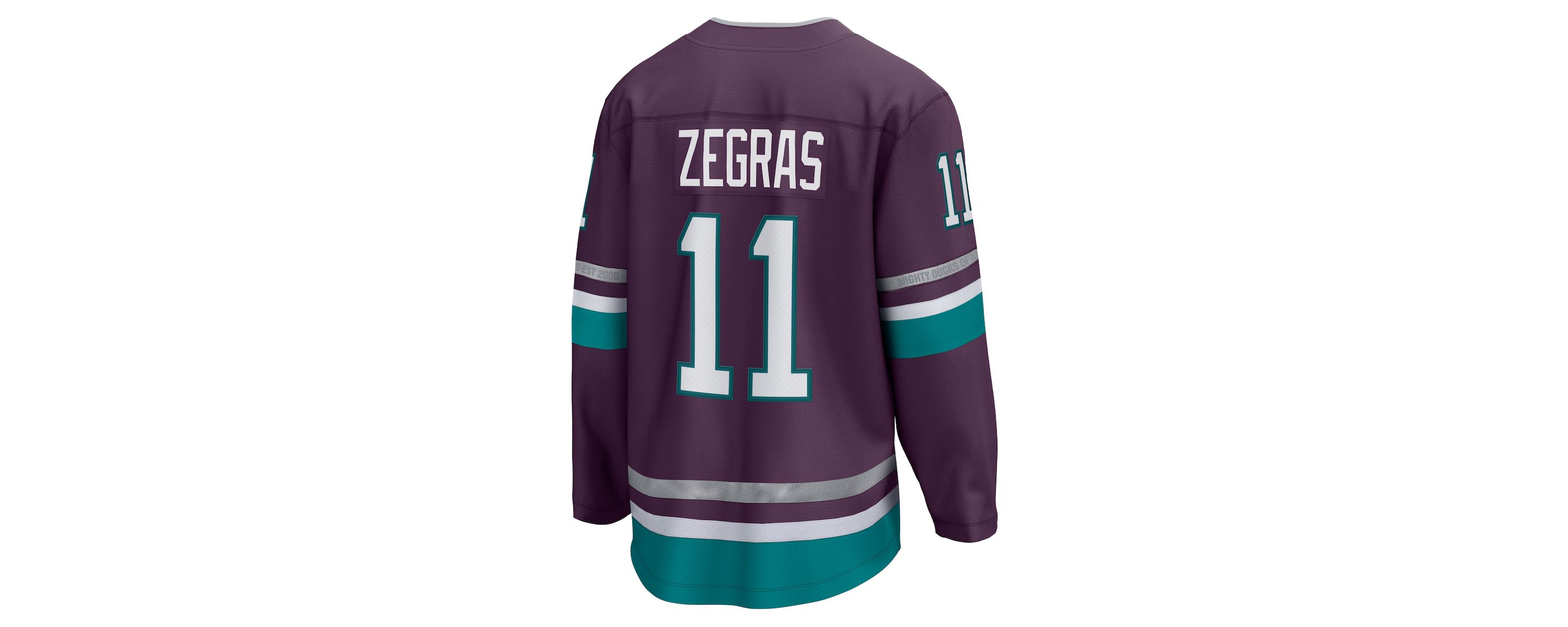NHL Fanatics Trevor Zegras Anaheim Ducks Breakaway Jersey