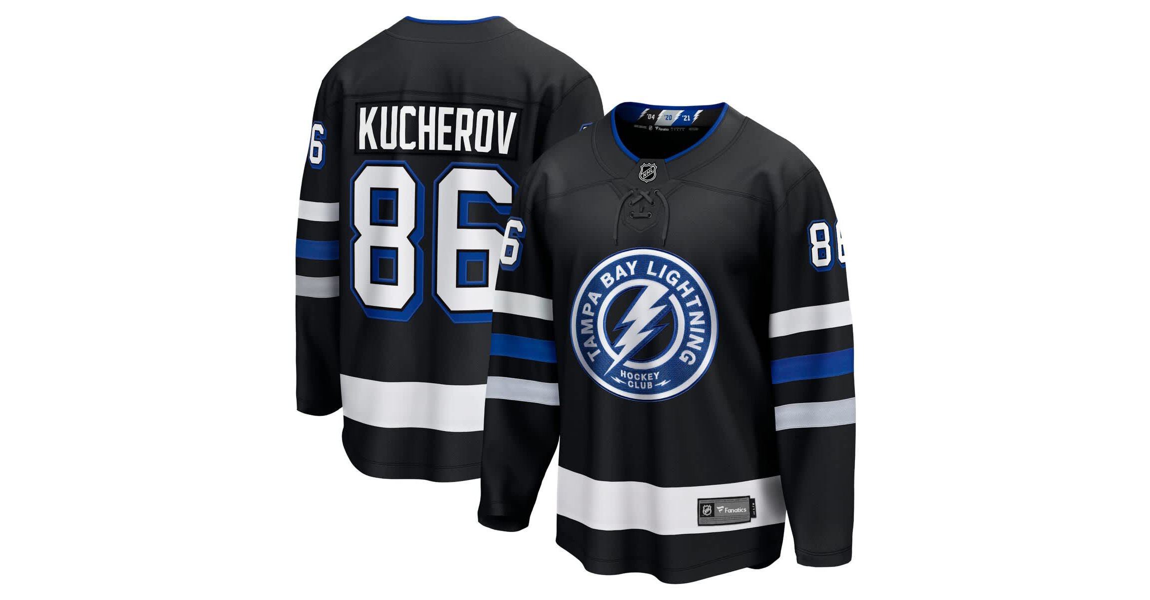 NHL Fanatics Nikita Kucherov Tampa Bay Lightning Breakaway Jersey