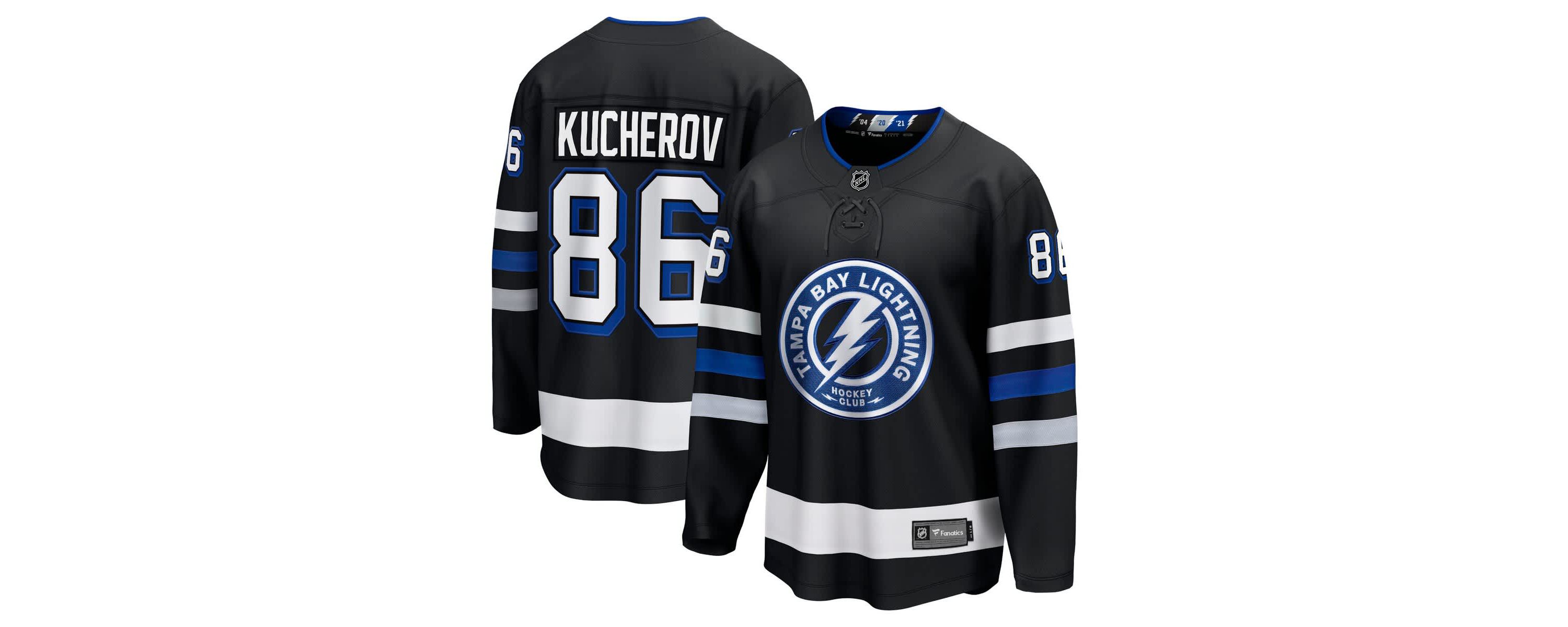 NHL Fanatics Nikita Kucherov Tampa Bay Lightning Breakaway Jersey