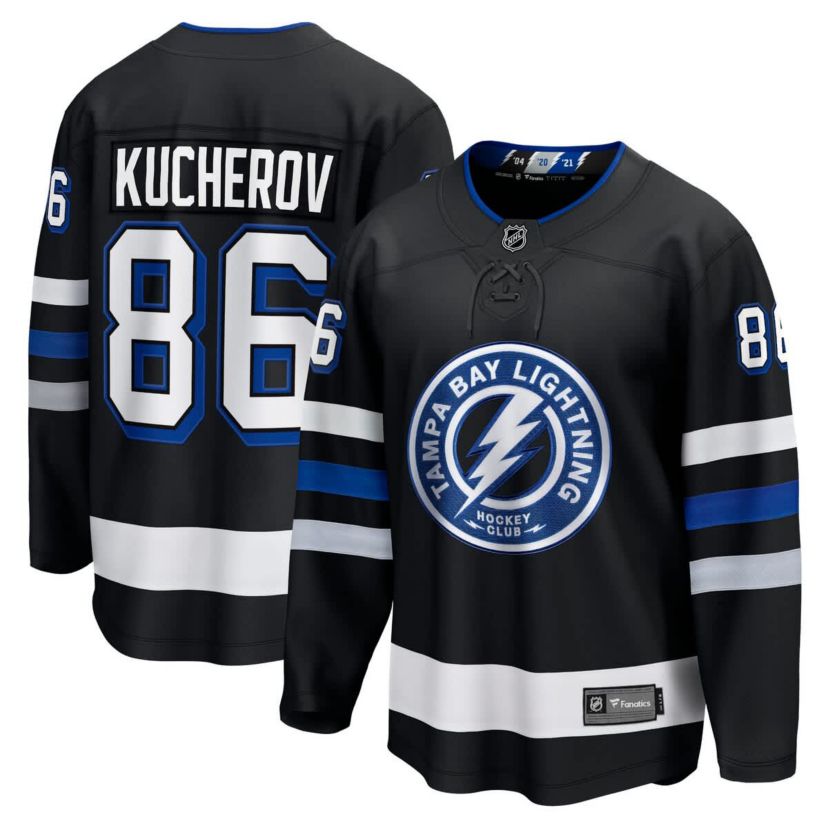 NHL Fanatics Nikita Kucherov Tampa Bay Lightning Breakaway Jersey