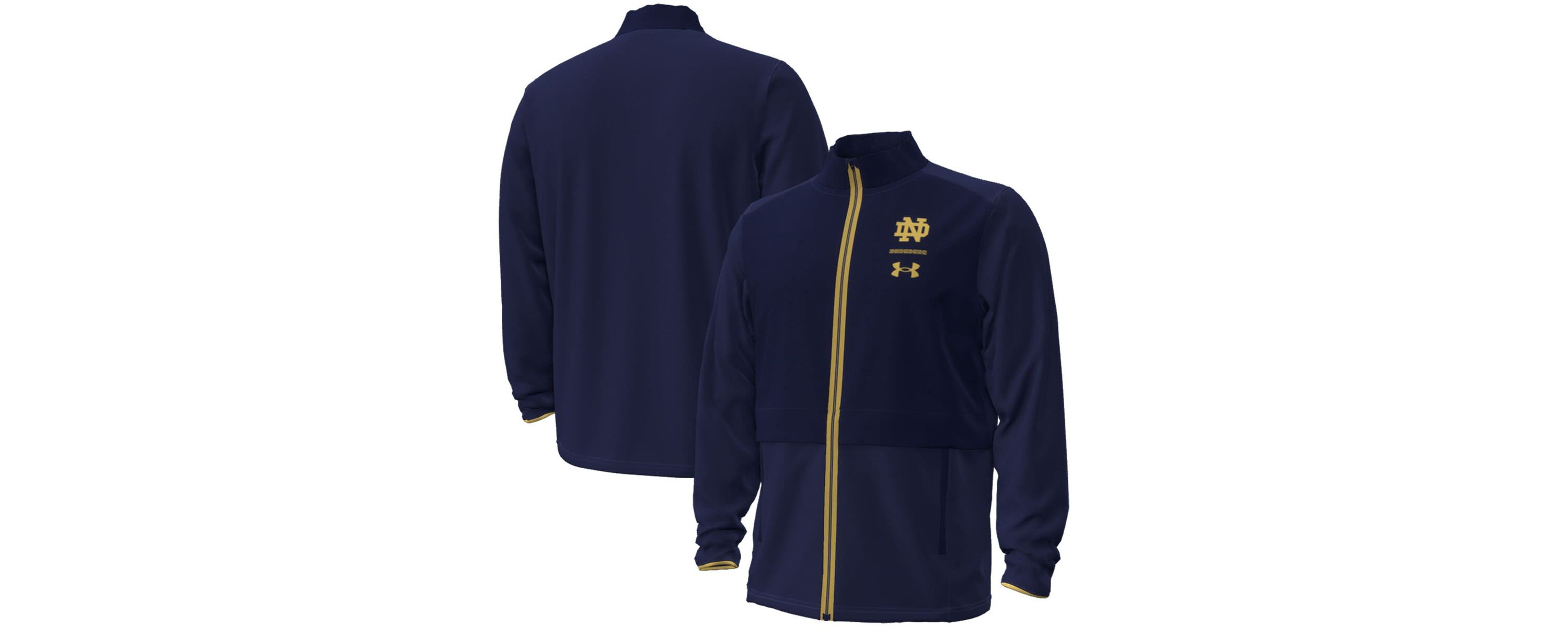 NCAA Under Armour Notre Dame Fighting Irish 2023 Aer Lingus NCAA Football Classic Full-Zip Jacket