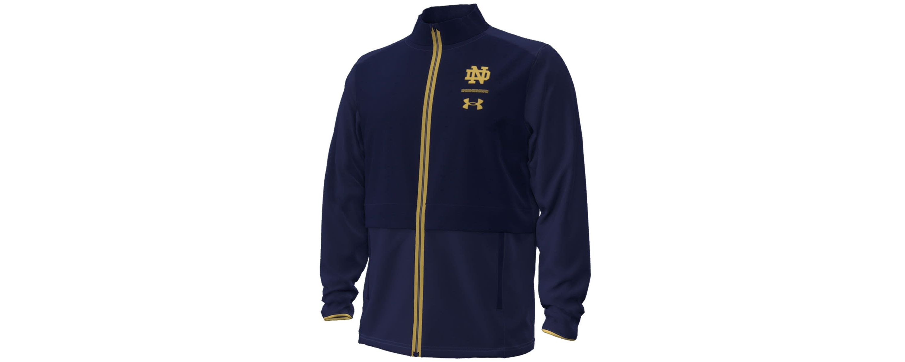 NCAA Under Armour Notre Dame Fighting Irish 2023 Aer Lingus NCAA Football Classic Full-Zip Jacket